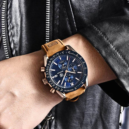 Stravaro ChronoSport Leather Watch - Montero Milan
