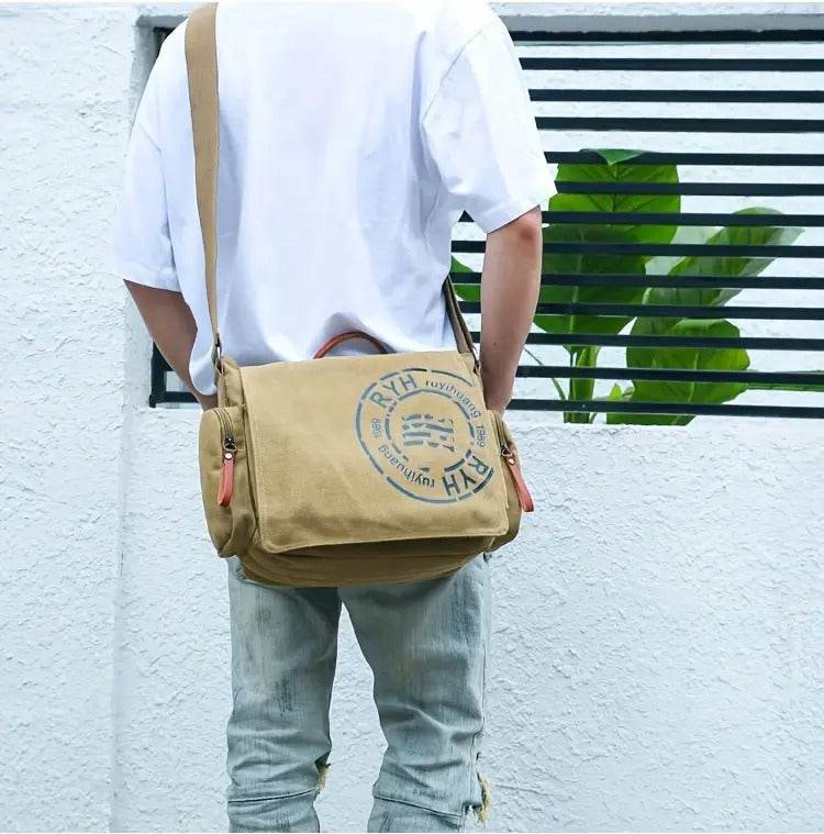 Montero Milan Canvas Messenger Bag - Montero Milan