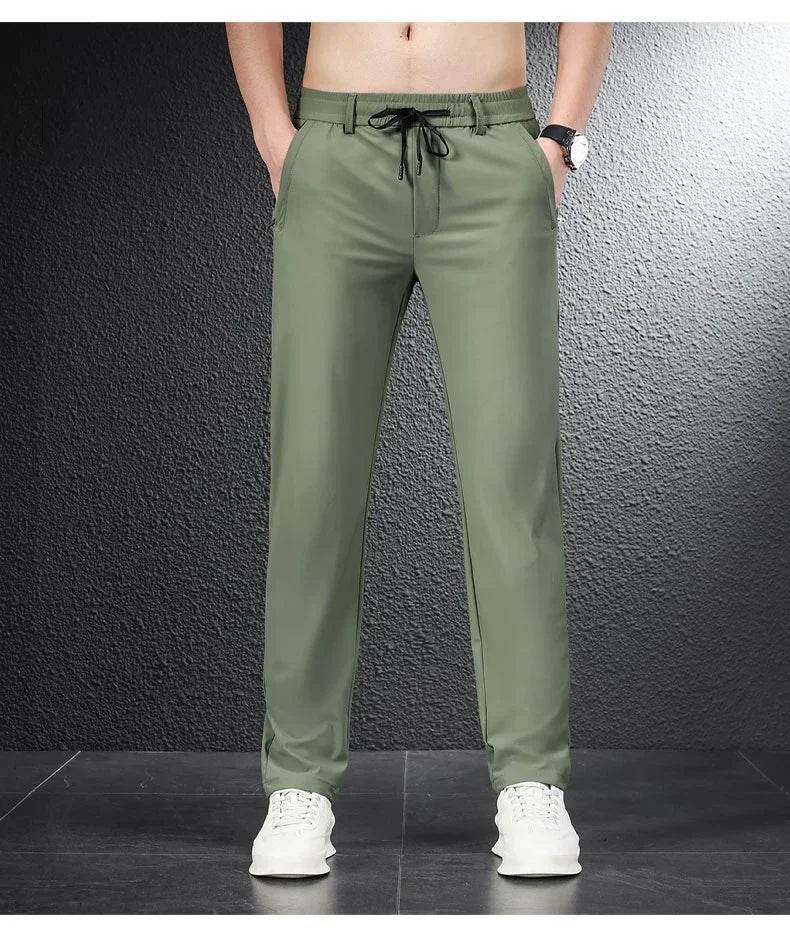 Soft Ice Silk Casual Pants - Montero Milan