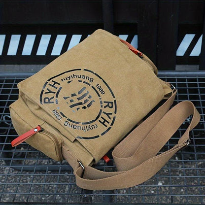 Montero Milan Canvas Messenger Bag - Montero Milan