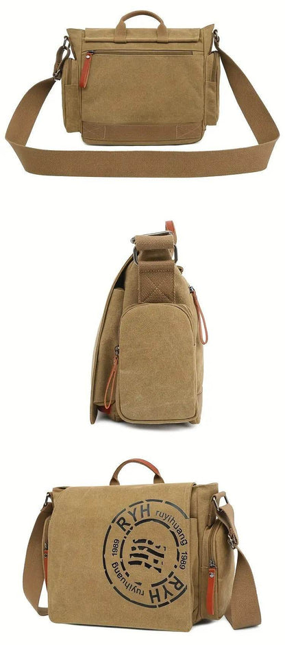 Montero Milan Canvas Messenger Bag - Montero Milan
