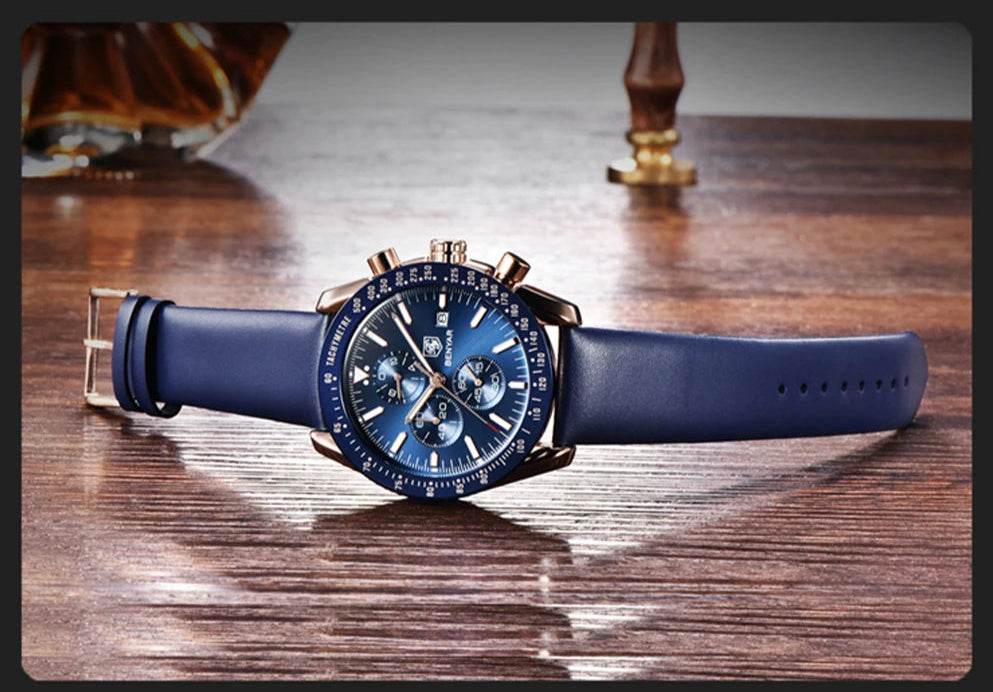 Stravaro ChronoSport Leather Watch - Montero Milan