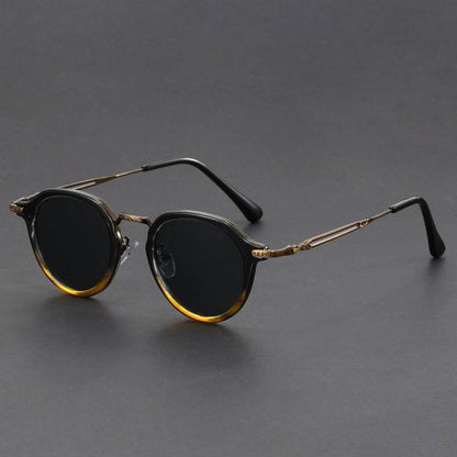 Classic Vintage Metal Sunglasses (UV400 Protection) - Montero Milan