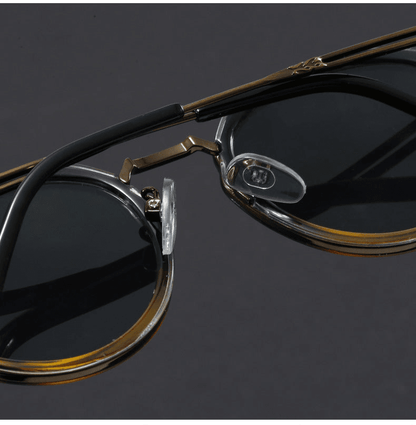 Classic Vintage Metal Sunglasses (UV400 Protection) - Montero Milan