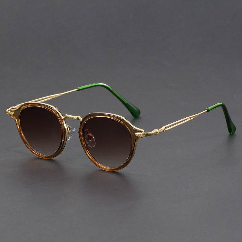 Classic Vintage Metal Sunglasses (UV400 Protection) - Montero Milan