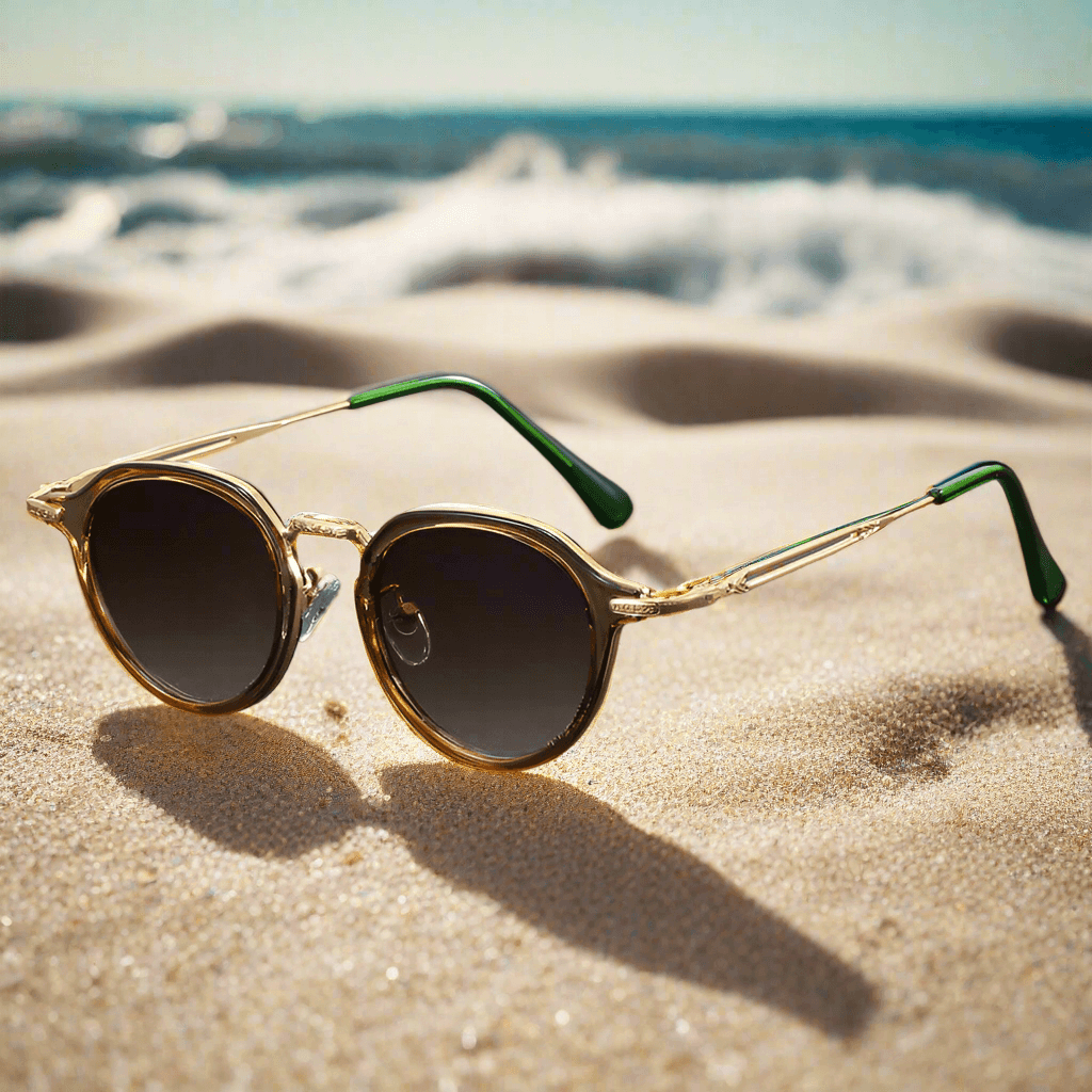 Classic Vintage Metal Sunglasses (UV400 Protection) - Montero Milan