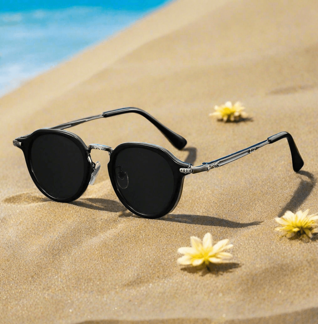 Classic Vintage Metal Sunglasses (UV400 Protection) - Montero Milan