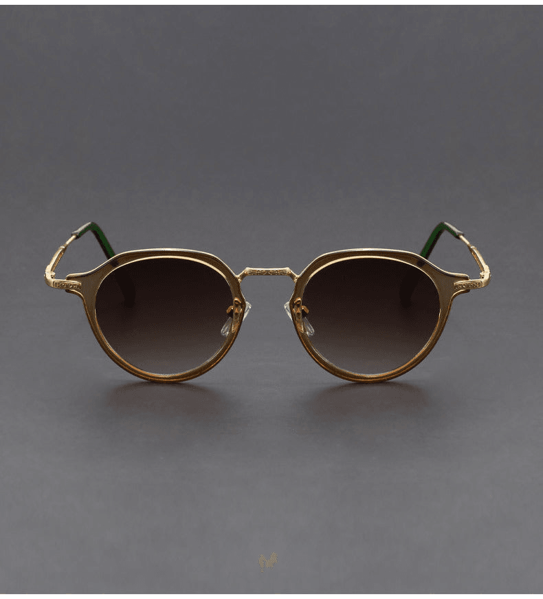 Classic Vintage Metal Sunglasses (UV400 Protection) - Montero Milan
