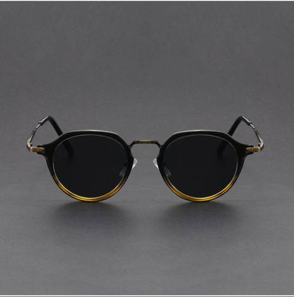 Classic Vintage Metal Sunglasses (UV400 Protection) - Montero Milan