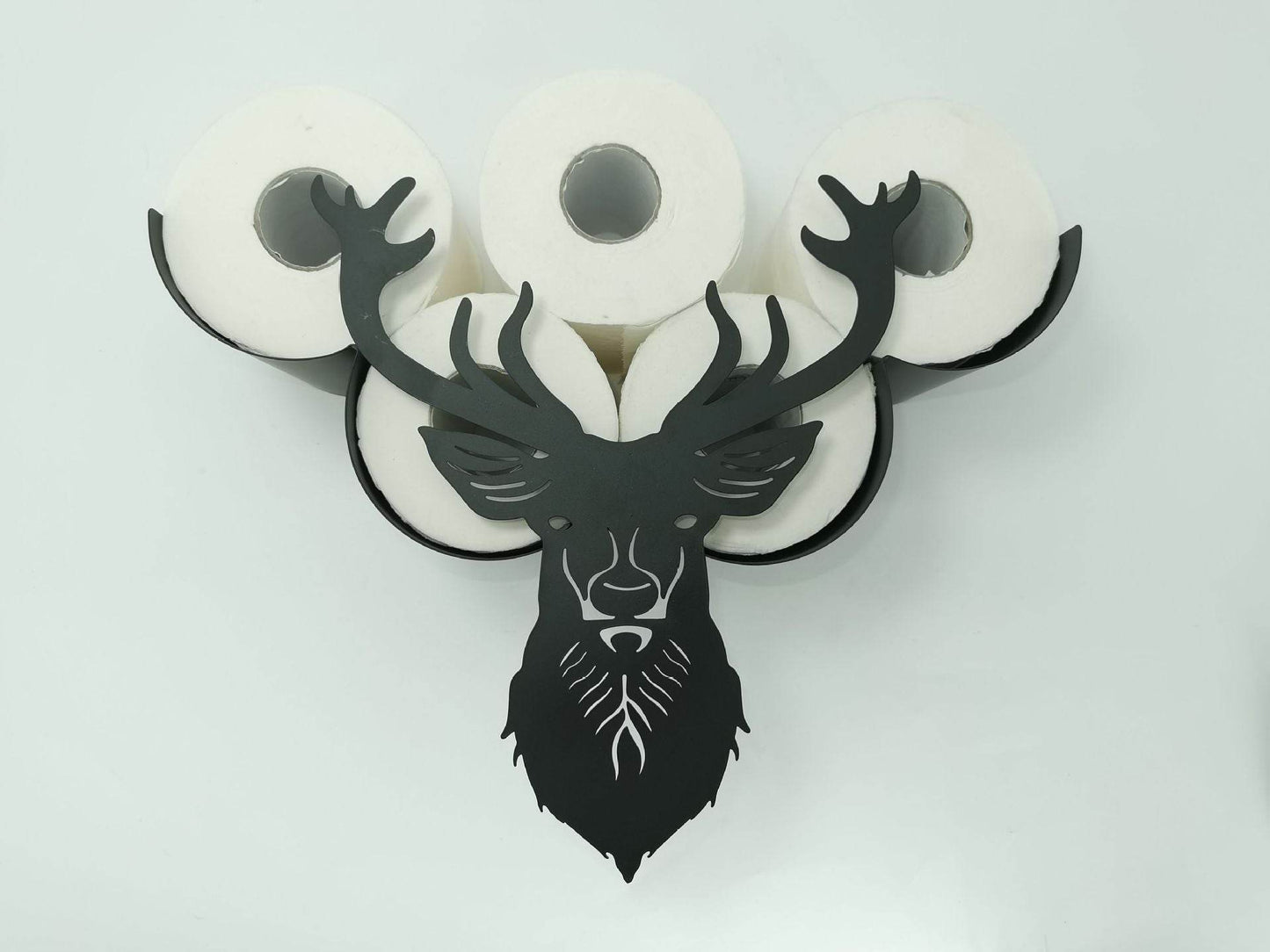 Deer Head Toilet Paper Holder Rack - Montero Milan