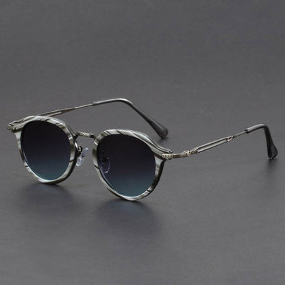 Classic Vintage Metal Sunglasses (UV400 Protection) - Montero Milan