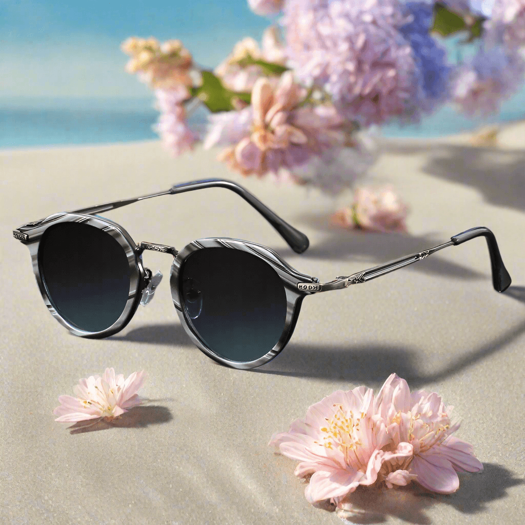 Classic Vintage Metal Sunglasses (UV400 Protection) - Montero Milan