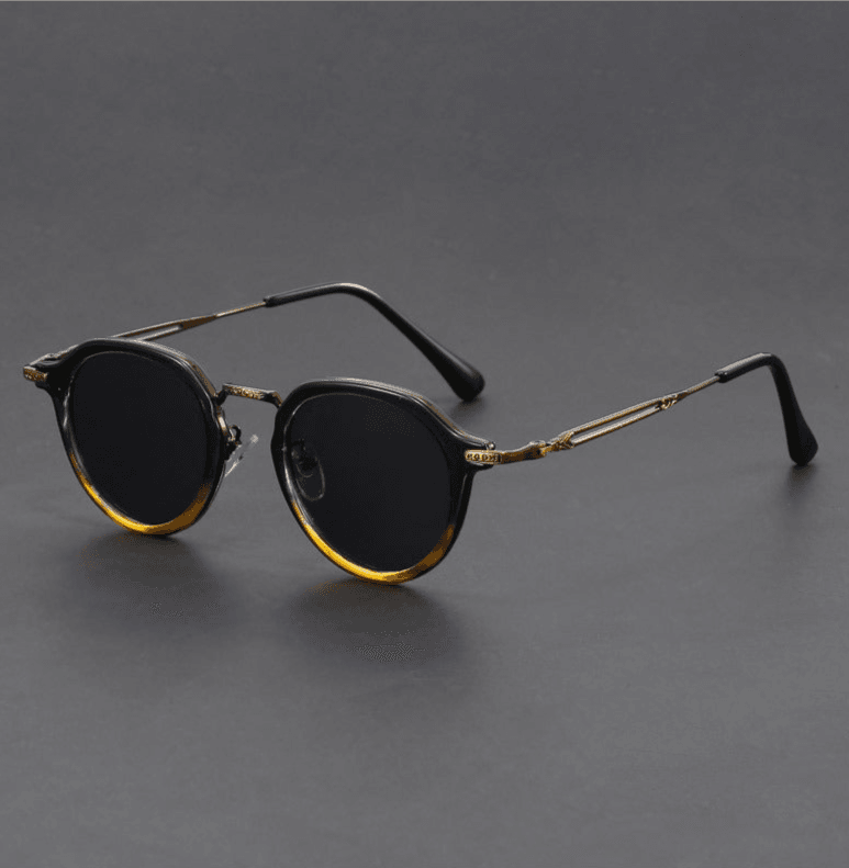 Classic Vintage Metal Sunglasses (UV400 Protection) - Montero Milan