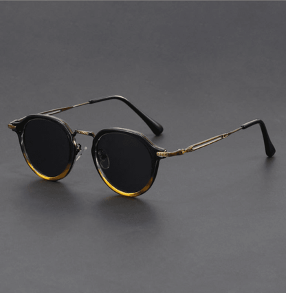Classic Vintage Metal Sunglasses (UV400 Protection) - Montero Milan