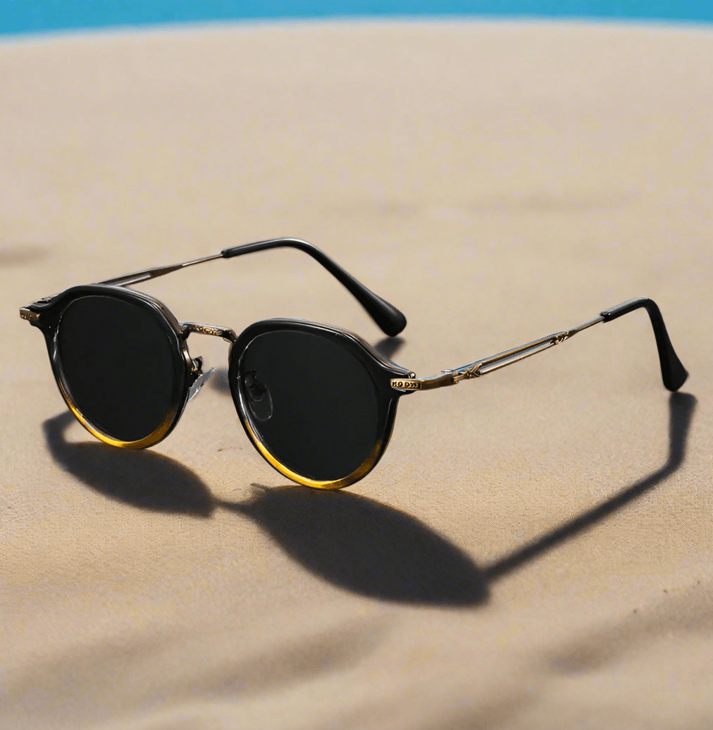 Classic Vintage Metal Sunglasses (UV400 Protection) - Montero Milan
