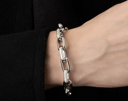 Titanium Steel Chain-Link Bracelet - Montero Milan