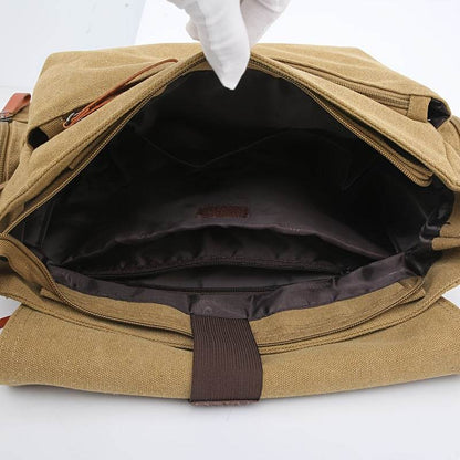 Montero Milan Canvas Messenger Bag - Montero Milan