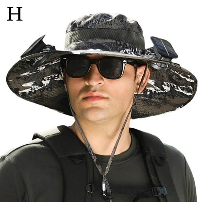 Wide Brim Solar Fan Hat - Montero Milan