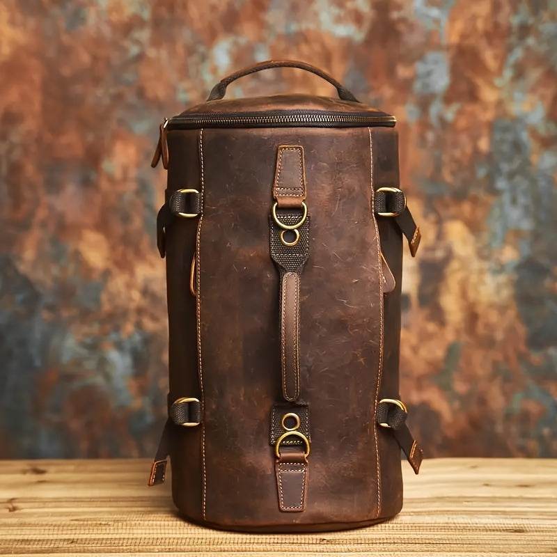 ForgeTrail™ Vintage Genuine Leather Backpack - Montero Milan