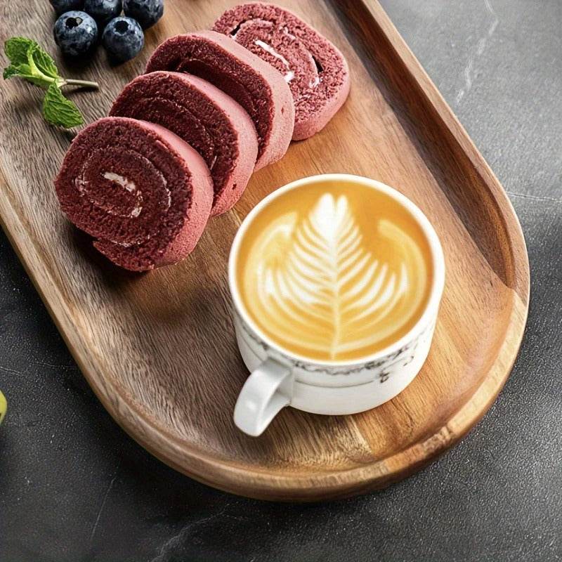 Mokura™ Solid Wood Oval Tray - Montero Milan