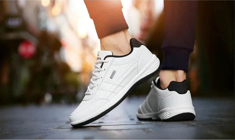 VeroLift™ Waterproof Leather Sneakers - Montero Milan