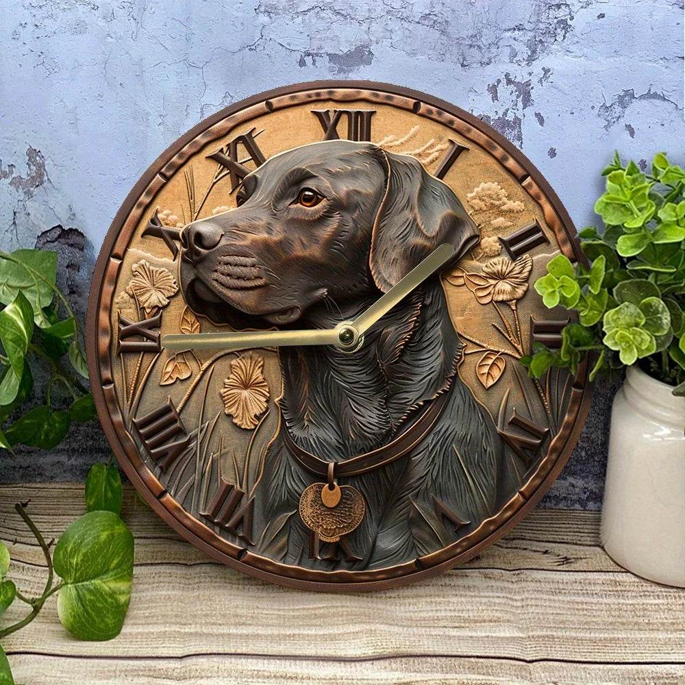Labrador Retriever Silent Wall Clock - Montero Milan