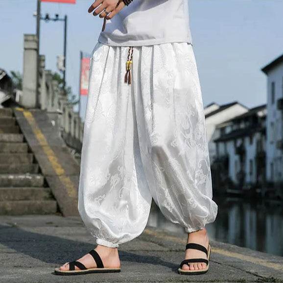 Samurai Style Wide-Leg Trousers - Montero Milan