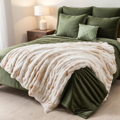 Luxury Faux Fur Throw Blanket