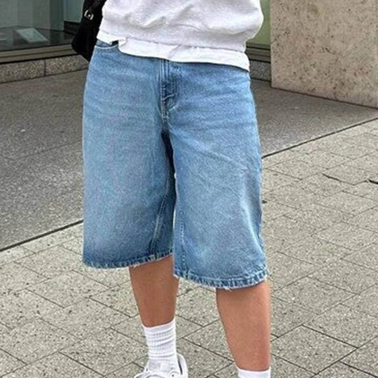 Baggy Vintage Wash Jorts - Montero Milan