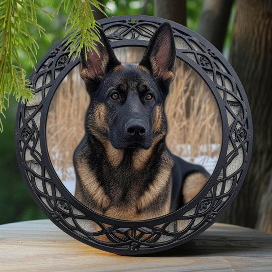 German Shepherd Flat 3D Ornament - Montero Milan