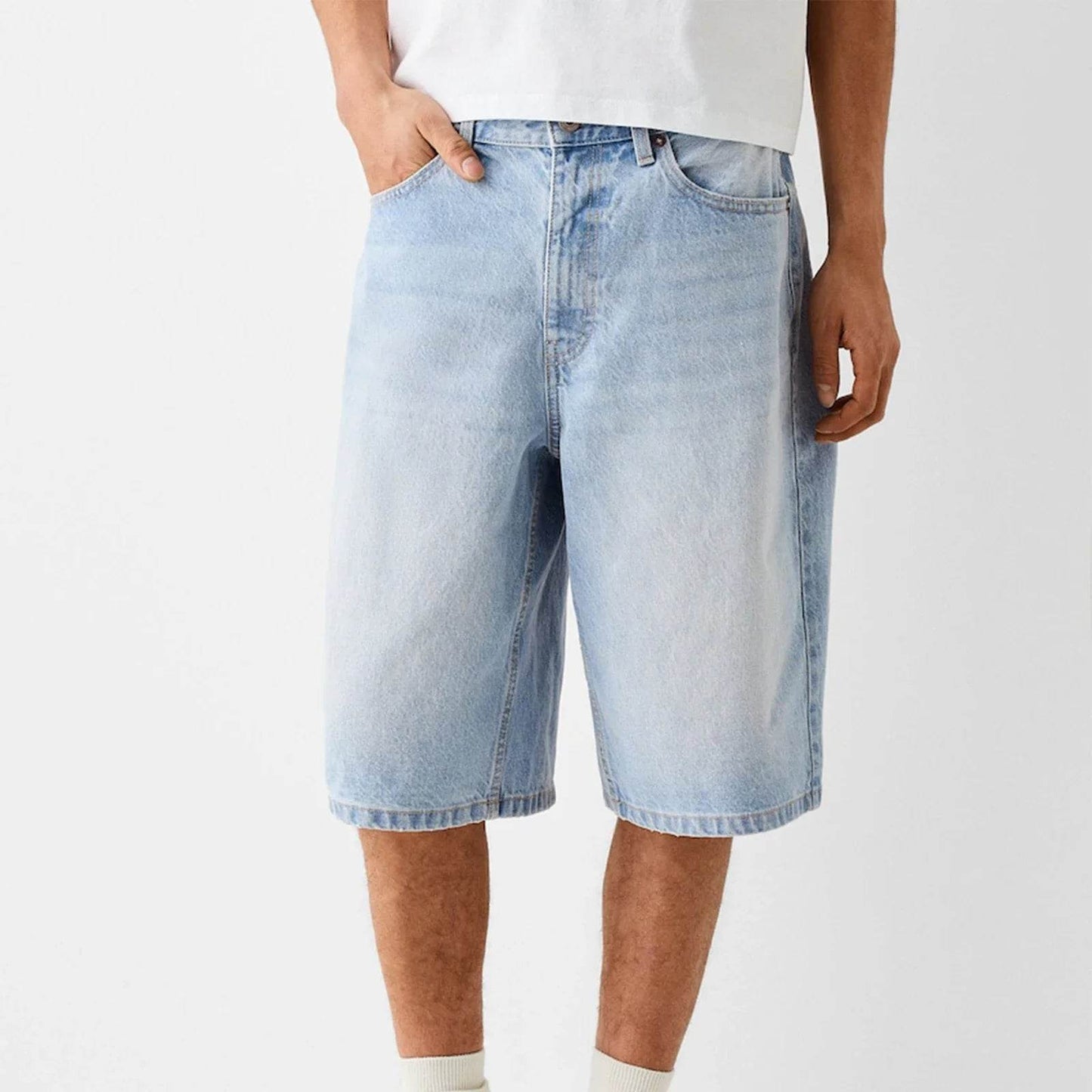 Baggy Vintage Wash Jorts - Montero Milan