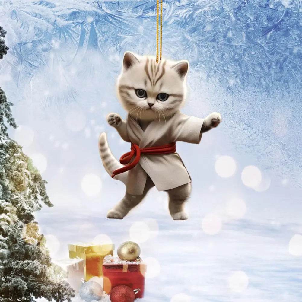 Kung Fu Cat Ornament ( 1 PCs / 4 PCs ) - Montero Milan