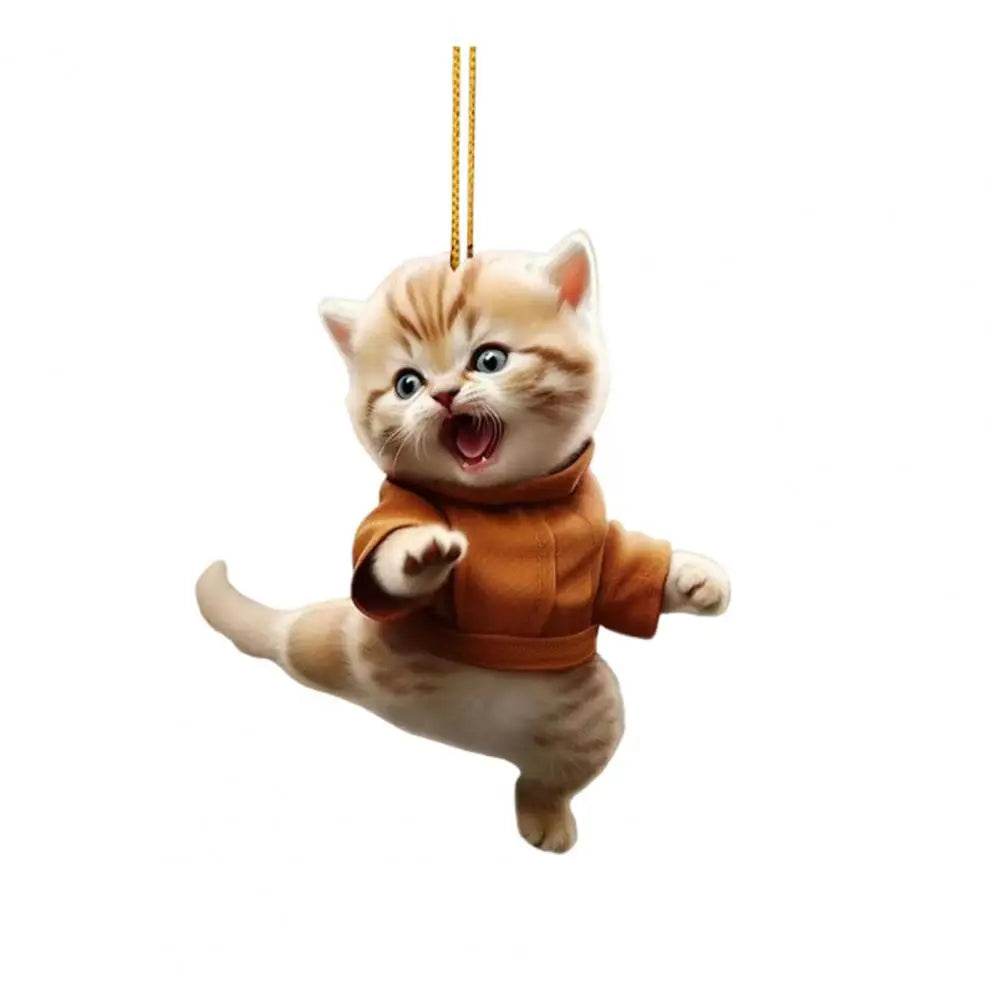 Kung Fu Cat Ornament ( 1 PCs / 4 PCs ) - Montero Milan
