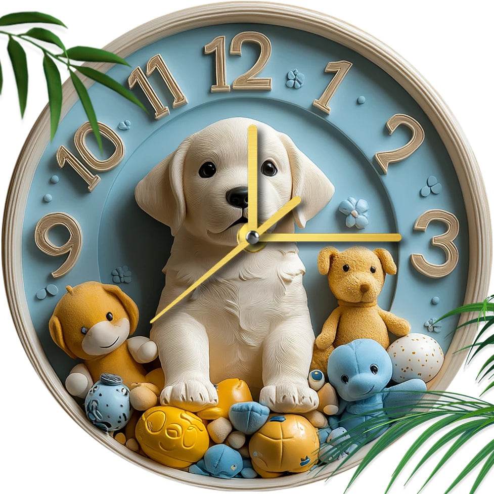 Labrador Retriever Silent Wall Clock - Montero Milan