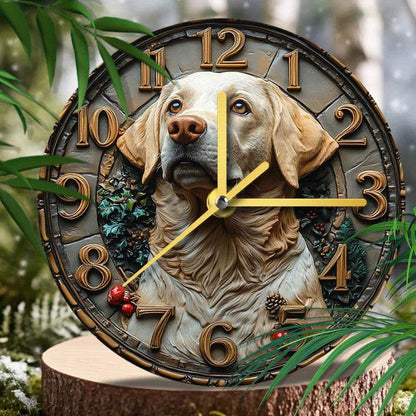 Labrador Retriever Silent Wall Clock - Montero Milan