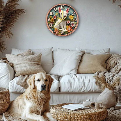 Bullmastiff Silent Wall Clock - Montero Milan