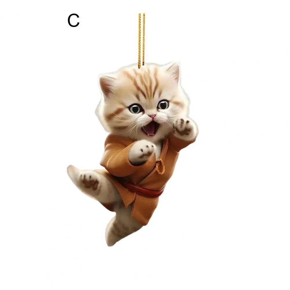 Kung Fu Cat Ornament ( 1 PCs / 4 PCs ) - Montero Milan