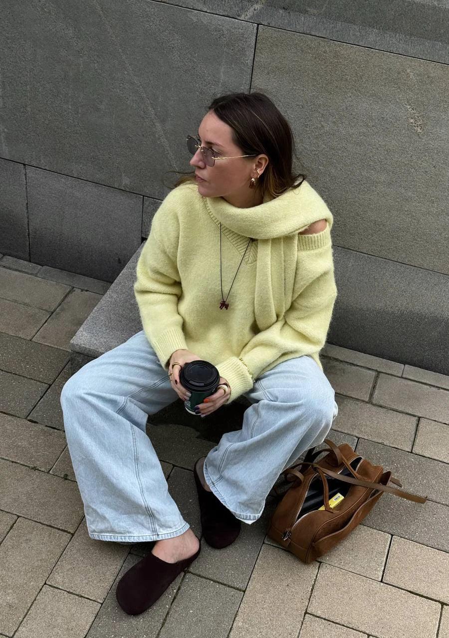 Hirsionsan 2025 New Soft Loose V Or O Neck Knitted Sweaters Women Winter Solid Female Pullovers Warm Basic Knitwear Jumper