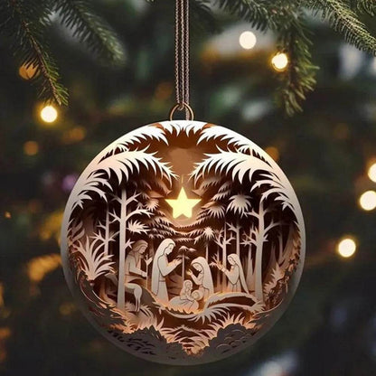 Classic Christmas Nativity Ornaments (1 / 6 / 12 PCs) - Montero Milan