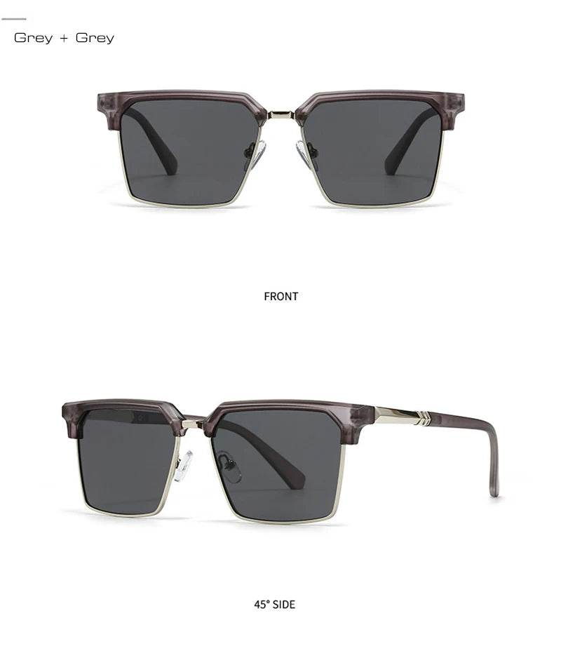 SHAUNA Square Women Fashion Sunglasses Gradient Men Vintage Green Sun Glasses Shades UV400 - Montero Milan