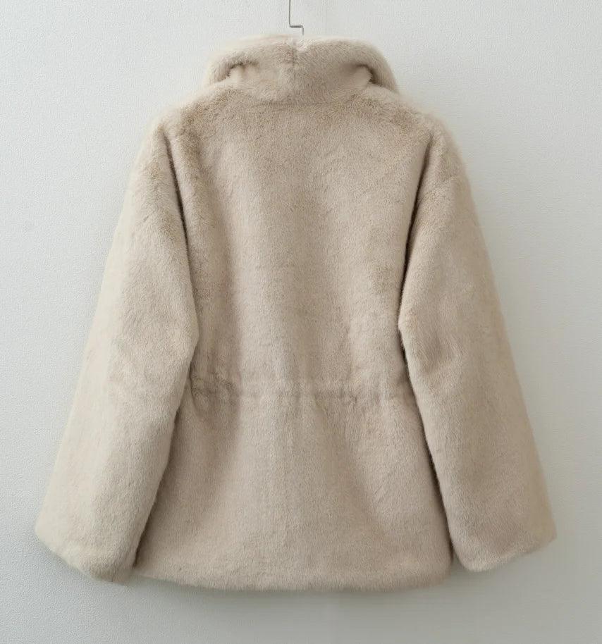 faux fur coat women