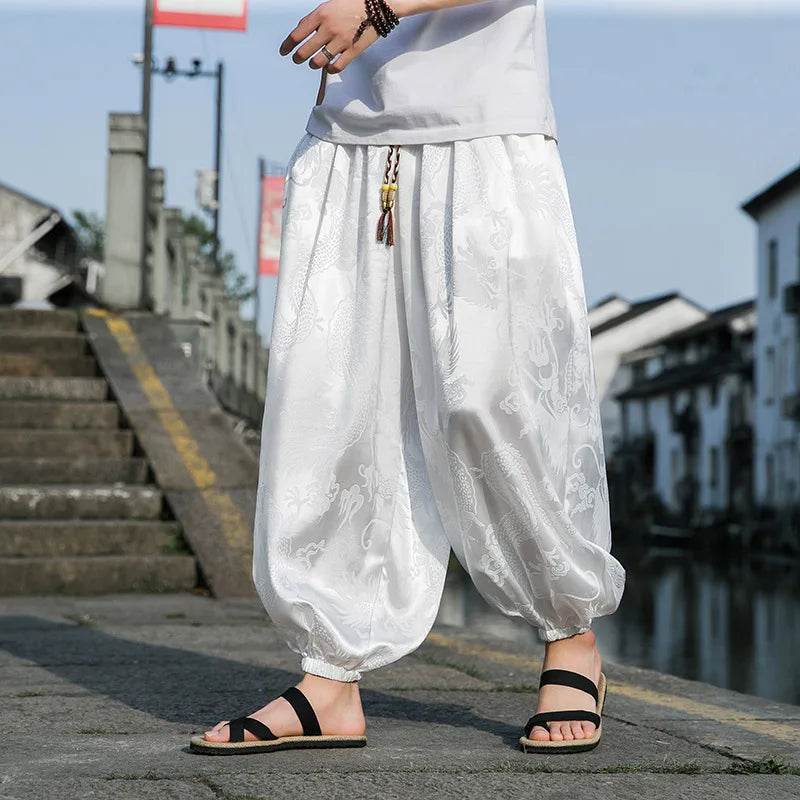 Samurai Style Wide-Leg Trousers - Montero Milan