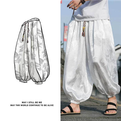 Samurai Style Wide-Leg Trousers - Montero Milan