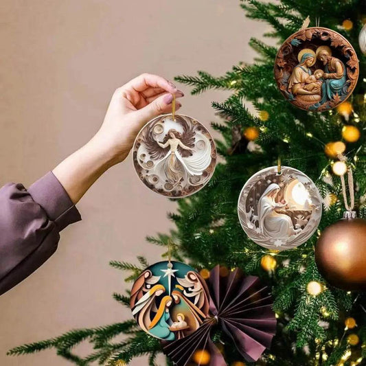 Classic Christmas Nativity Ornaments ( 1 PCs / 9 PCs Set ) - Montero Milan