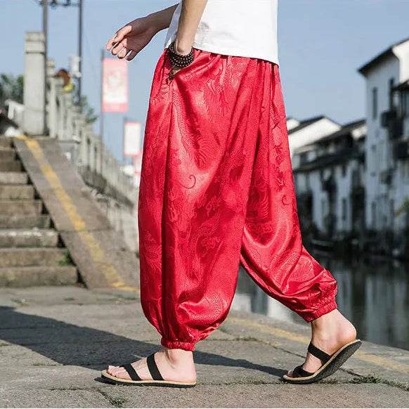 Samurai Style Wide-Leg Trousers - Montero Milan