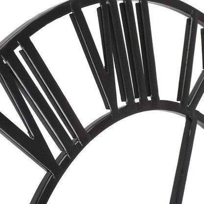 Classic Roman Numeral Metal Wall Clock - Montero Milan
