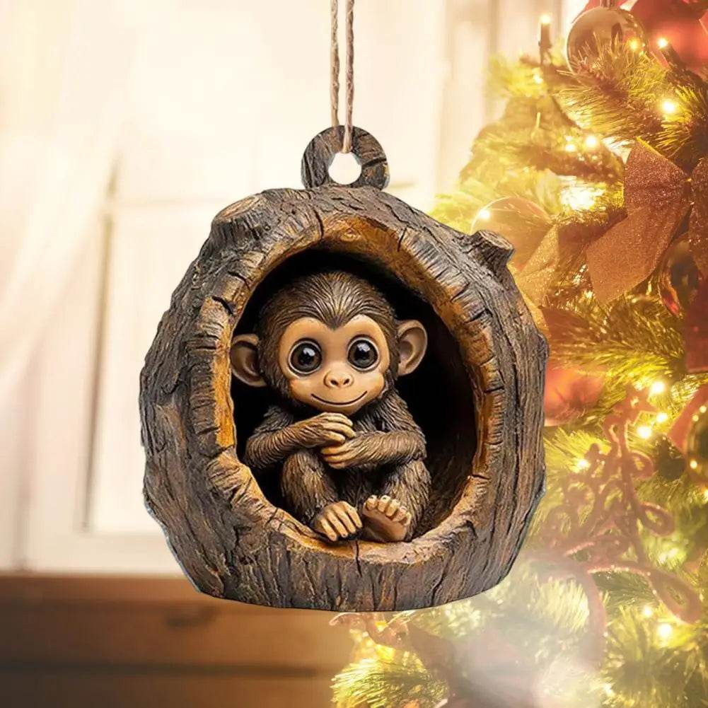 Cute Forest Animals Christmas Ornaments - Montero Milan