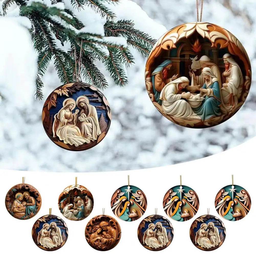 Classic Christmas Nativity Ornaments ( 1 PCs / 9 PCs Set ) - Montero Milan
