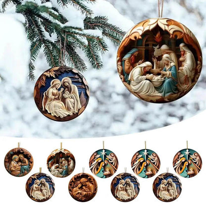 Classic Christmas Nativity Ornaments ( 1 PCs / 9 PCs Set ) - Montero Milan
