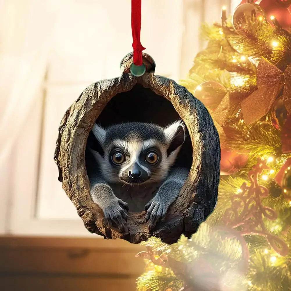 Cute Forest Animals Christmas Ornaments - Montero Milan